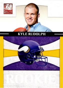 2011 Donruss Elite - Rookie NFL Team Logo #34 Kyle Rudolph Front