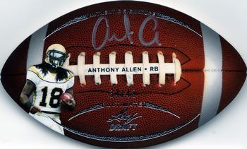 2011 Leaf Ultimate Draft - Football Die Cuts #FB-AA1 Anthony Allen Front