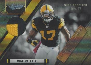 2011 Panini Absolute Memorabilia - Absolute Heroes Materials Spectrum Prime #12 Mike Wallace Front