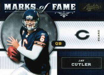 2011 Panini Absolute Memorabilia - Marks of Fame #16 Jay Cutler Front