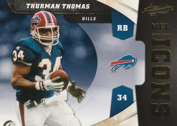 2011 Panini Absolute Memorabilia - NFL Icons #10 Thurman Thomas Front
