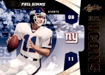 2011 Panini Absolute Memorabilia - NFL Icons #11 Phil Simms Front