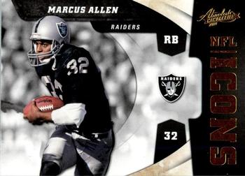 2011 Panini Absolute Memorabilia - NFL Icons #19 Marcus Allen Front