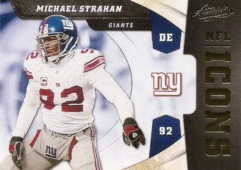 2011 Panini Absolute Memorabilia - NFL Icons #30 Michael Strahan Front