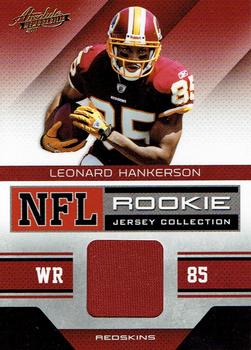 2011 Panini Absolute Memorabilia - Rookie Jersey Collection #23 Leonard Hankerson Front