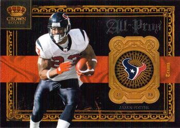 2011 Panini Crown Royale - All Pros #1 Arian Foster Front