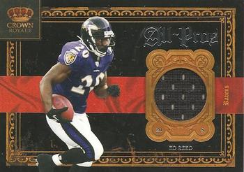 2011 Panini Crown Royale - All Pros Materials #16 Ed Reed Front