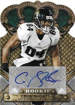 2011 Panini Crown Royale - Autographs Gold #116 Cecil Shorts III Front