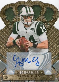 2011 Panini Crown Royale - Autographs Gold #135 Greg McElroy Front