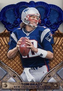 2011 Panini Crown Royale - Blue #96 Tom Brady Front