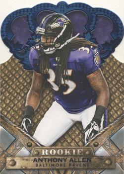 2011 Panini Crown Royale - Blue #108 Anthony Allen Front