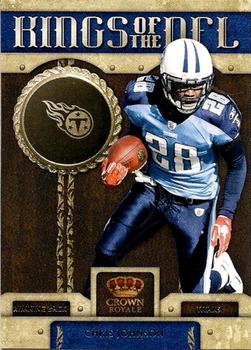 2011 Panini Crown Royale - Kings of the NFL #8 Chris Johnson Front