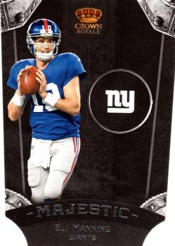 2011 Panini Crown Royale - Majestic #8 Eli Manning  Front