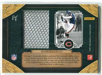 2011 Panini Crown Royale - Net Fusion #4 Robbie Gould Back