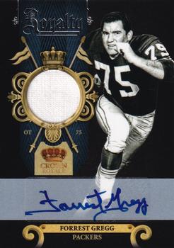 2011 Panini Crown Royale - Royalty Materials Autographs #3 Forrest Gregg Front