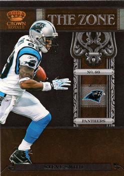 2011 Panini Crown Royale - The Zone #8 Steve Smith Front