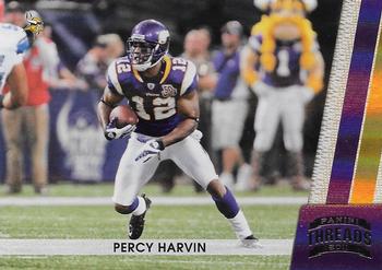 2011 Panini Threads - Gold #83 Percy Harvin  Front
