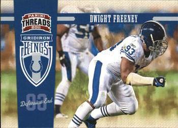 2011 Panini Threads - Gridiron Kings #12 Dwight Freeney Front