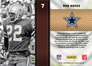 2011 Panini Threads - Heritage Collection #7 Bob Hayes Back
