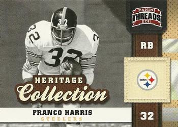 2011 Panini Threads - Heritage Collection #8 Franco Harris Front