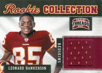 2011 Panini Threads - Rookie Collection Materials #22 Leonard Hankerson Front