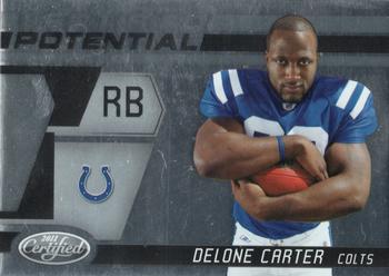 2011 Panini Certified - Certified Potential #12 Delone Carter Front