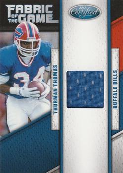 2011 Panini Certified - Fabric of the Game #62 Thurman Thomas Front