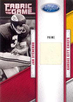 2011 Panini Certified - Fabric of the Game Prime #57 Jan Stenerud Front
