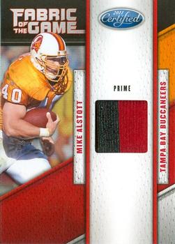 2011 Panini Certified - Fabric of the Game Prime #98 Mike Alstott Front