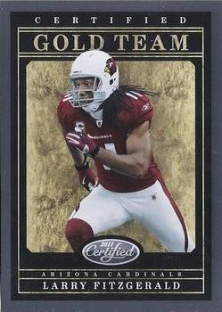 2011 Panini Certified - Gold Team #5 Larry Fitzgerald Front