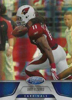 2011 Panini Certified - Mirror Blue #2 Larry Fitzgerald Front