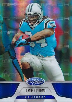 2011 Panini Certified - Mirror Blue #20 DeAngelo Williams Front