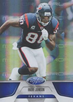 2011 Panini Certified - Mirror Blue #58 Andre Johnson Front