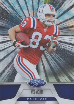 2011 Panini Certified - Mirror Blue #91 Wes Welker Front
