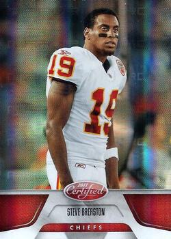 2011 Panini Certified - Mirror Red #3 Steve Breaston  Front