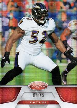 2011 Panini Certified - Mirror Red #12 Ray Lewis  Front