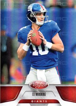 2011 Panini Certified - Mirror Red #98 Eli Manning  Front