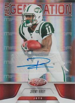 2011 Panini Certified - Mirror Red Signatures #193 Jeremy Kerley Front