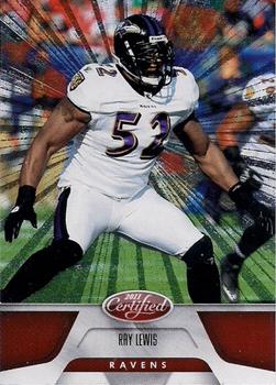 2011 Panini Certified - Platinum Red #12 Ray Lewis  Front