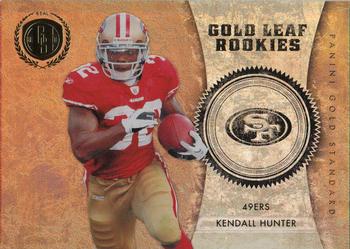 2011 Panini Gold Standard - Gold Leaf Rookies #31 Kendall Hunter Front