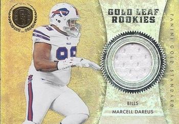 2011 Panini Gold Standard - Gold Leaf Rookies Materials #3 Marcell Dareus Front
