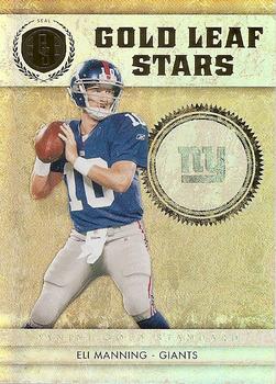 2011 Panini Gold Standard - Gold Leaf Stars #19 Eli Manning Front
