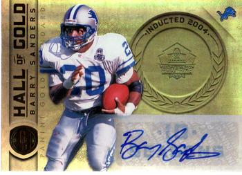 2011 Panini Gold Standard - Hall of Gold Autographs #7 Barry Sanders Front