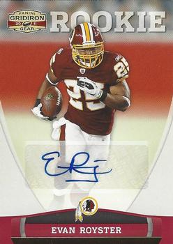 2011 Panini Gridiron Gear - Autographs Gold #171 Evan Royster Front