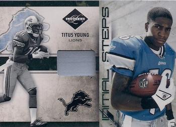 2011 Panini Limited - Initial Steps Shoes #9 Titus Young Front