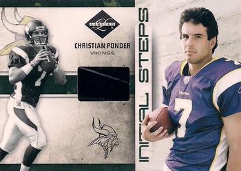 2011 Panini Limited - Initial Steps Shoes #14 Christian Ponder Front