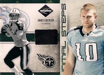 2011 Panini Limited - Initial Steps Shoes #20 Jake Locker Front