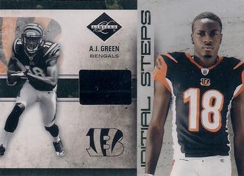 2011 Panini Limited - Initial Steps Shoes #23 A.J. Green Front