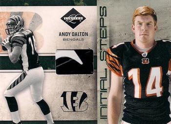 2011 Panini Limited - Initial Steps Shoes #33 Andy Dalton Front