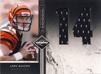 2011 Panini Limited - Rookie Jumbo Jerseys Jersey Number #13 Andy Dalton Front